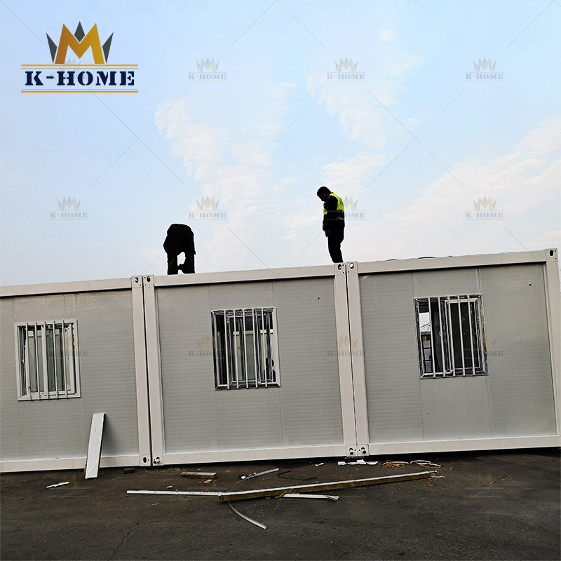 Casa contenedor de construcción de oficina portátil