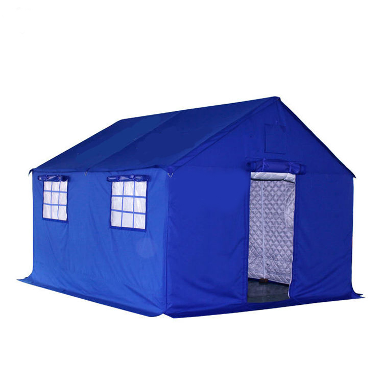Refugio modular de emergencia interior con almohadilla de espuma, tienda portátil y movible para refugiados de asuntos civiles para ayuda en desastres