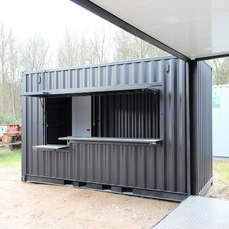 Oficinas móviles portátiles modulares prefabricadas en contenedores vivienda