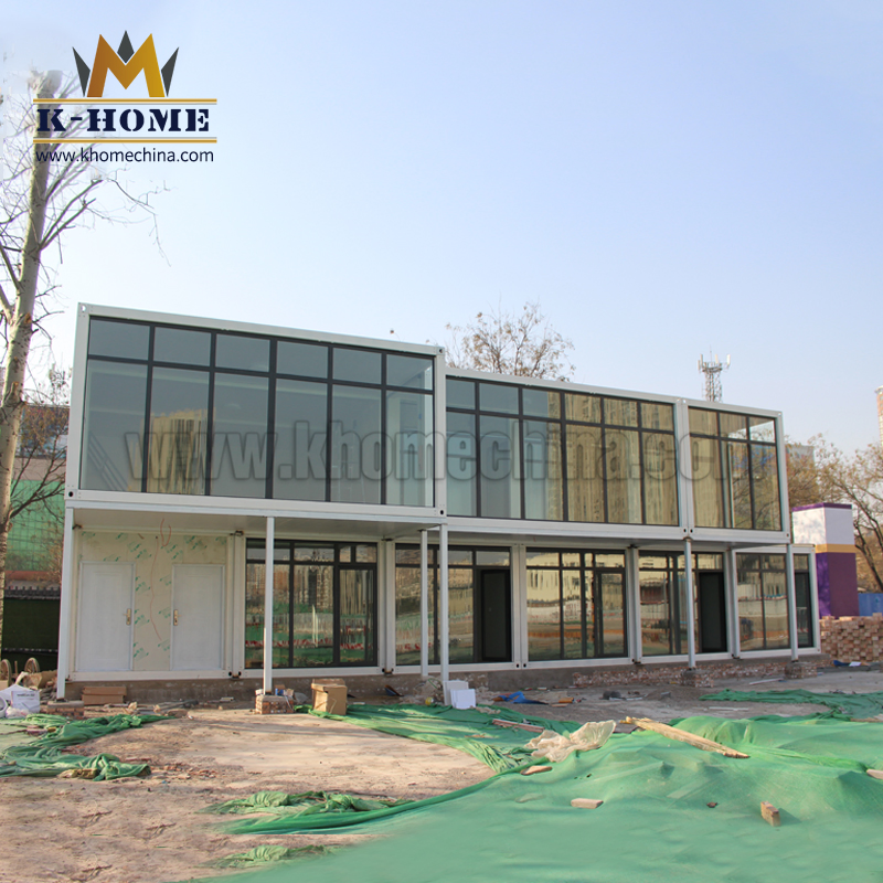 Construcción de Oficina Contenedor Modular Portátil en Sitio