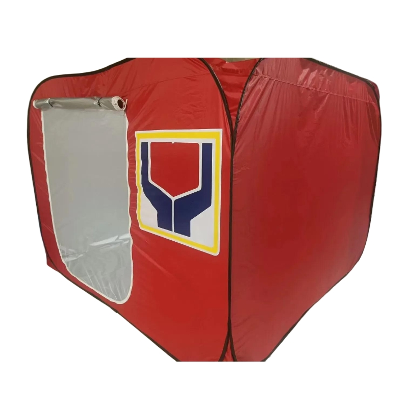Refugio de emergencia refugio de emergencia modular impermeable refugio desplegable con malla