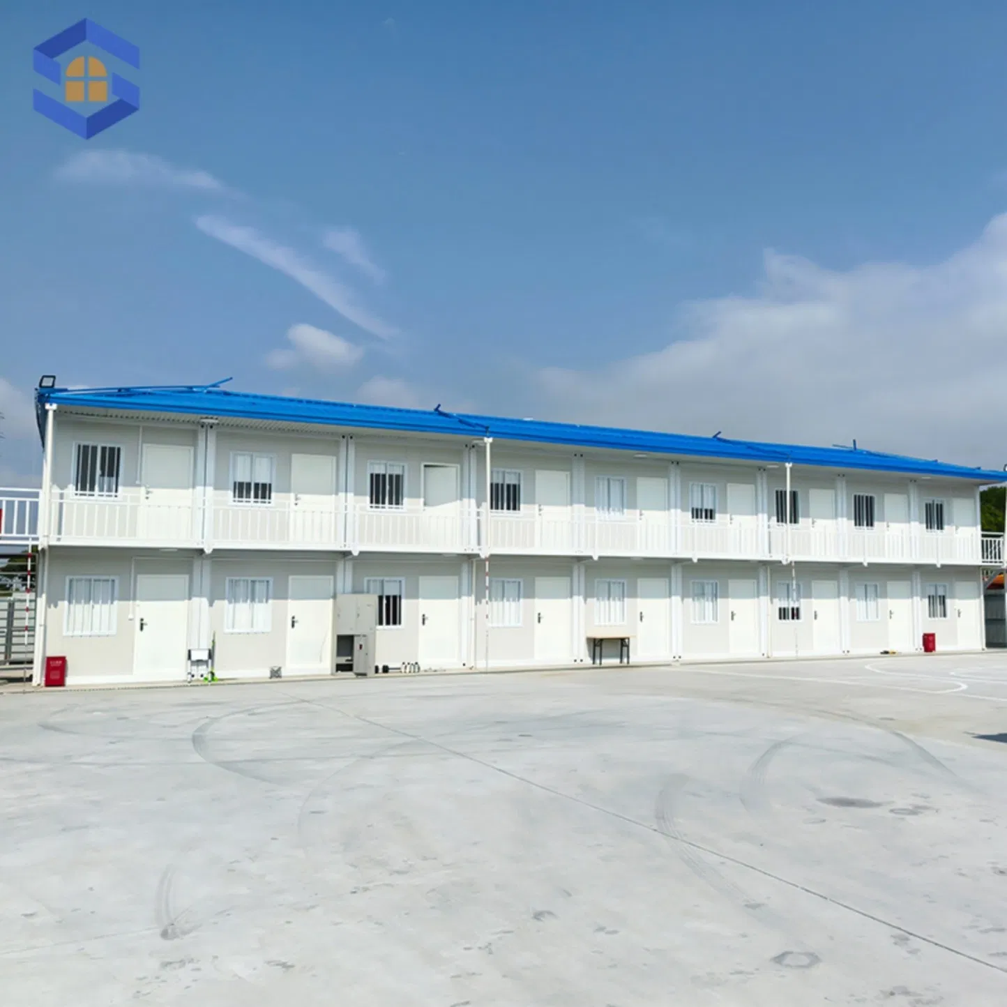 para Sitio de Construcción 10FT/20FT/30FT/40FT Unidad de Oficina Modular Portátil Prefabricada