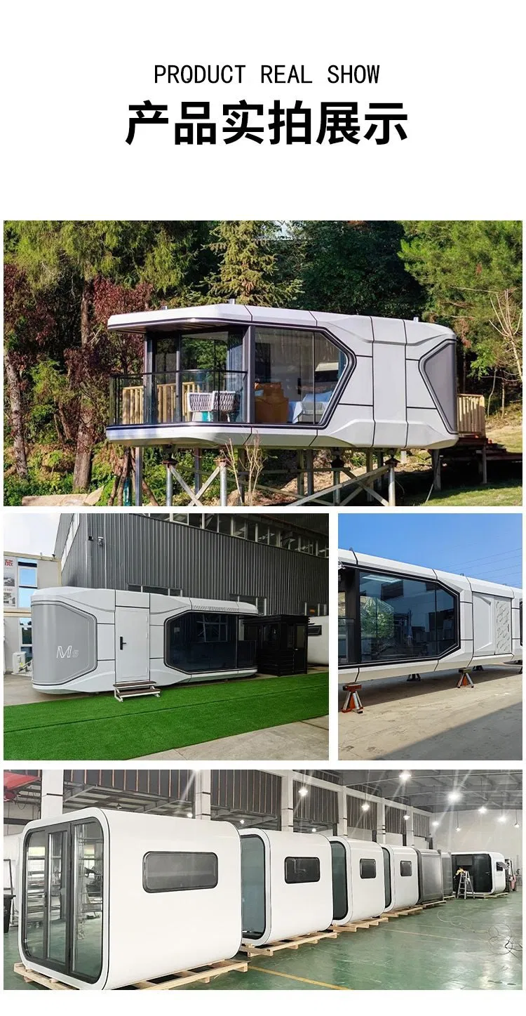 Cabaña familiar modular ecológica con soluciones de iluminación inteligente