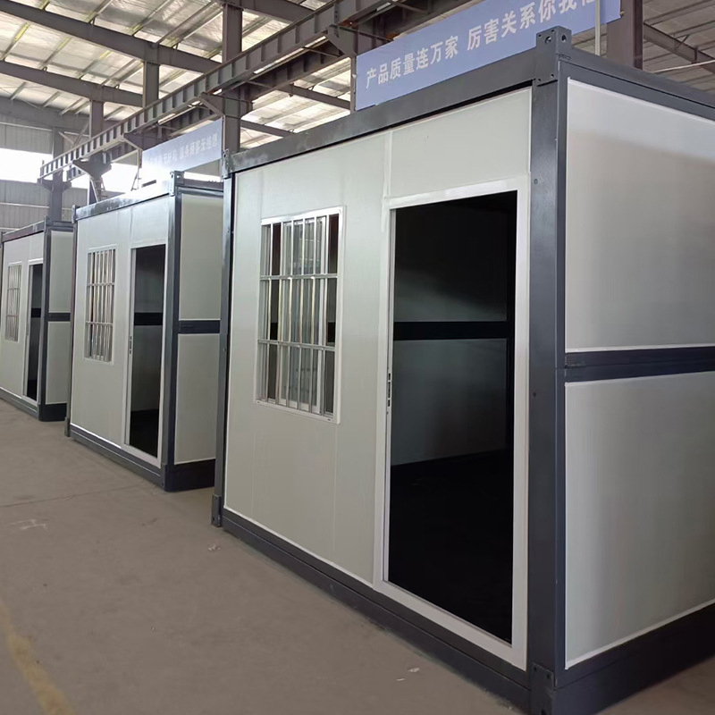 Cabina de oficina portátil, acero galvanizado, aislada, para construcción, certificada CE