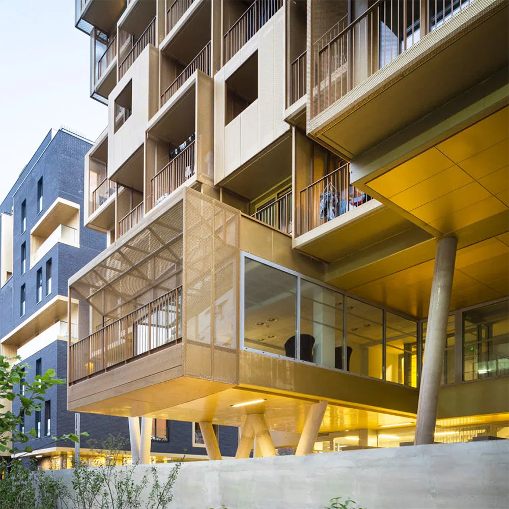 Casa modular prefabricada de estructura de acero apartamento para estudiantes casa prefabricada