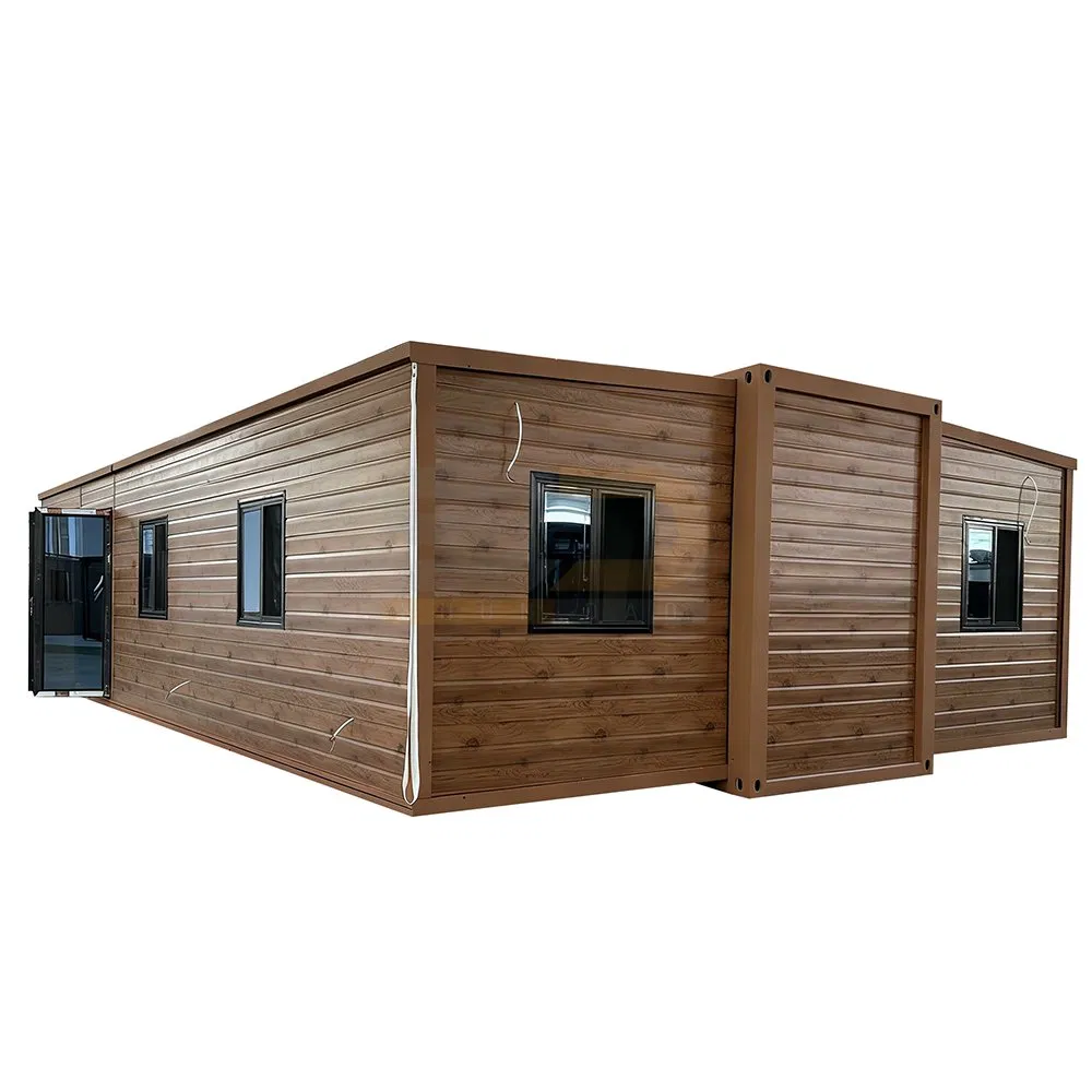 Contenedor plegable modular expandible moderno para vivienda prefabricada para oficina en sitio de construcción comercial