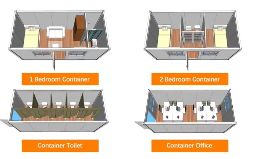 Cabina de oficina portátil, acero galvanizado, aislada, para construcción, certificada CE