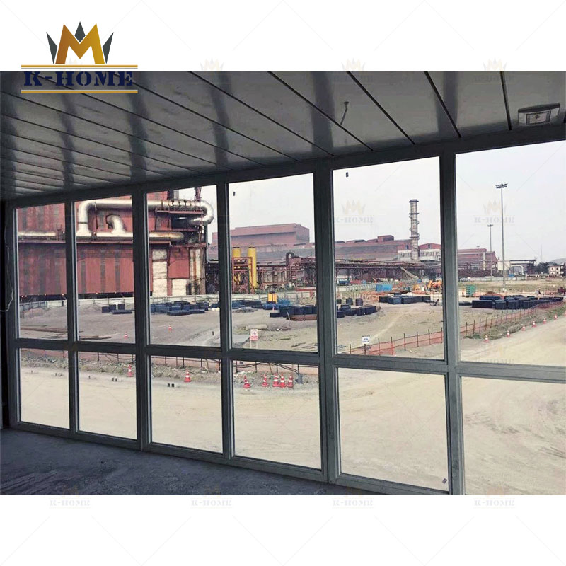 Edificios de contenedores de oficina portátiles para sitios de construcción