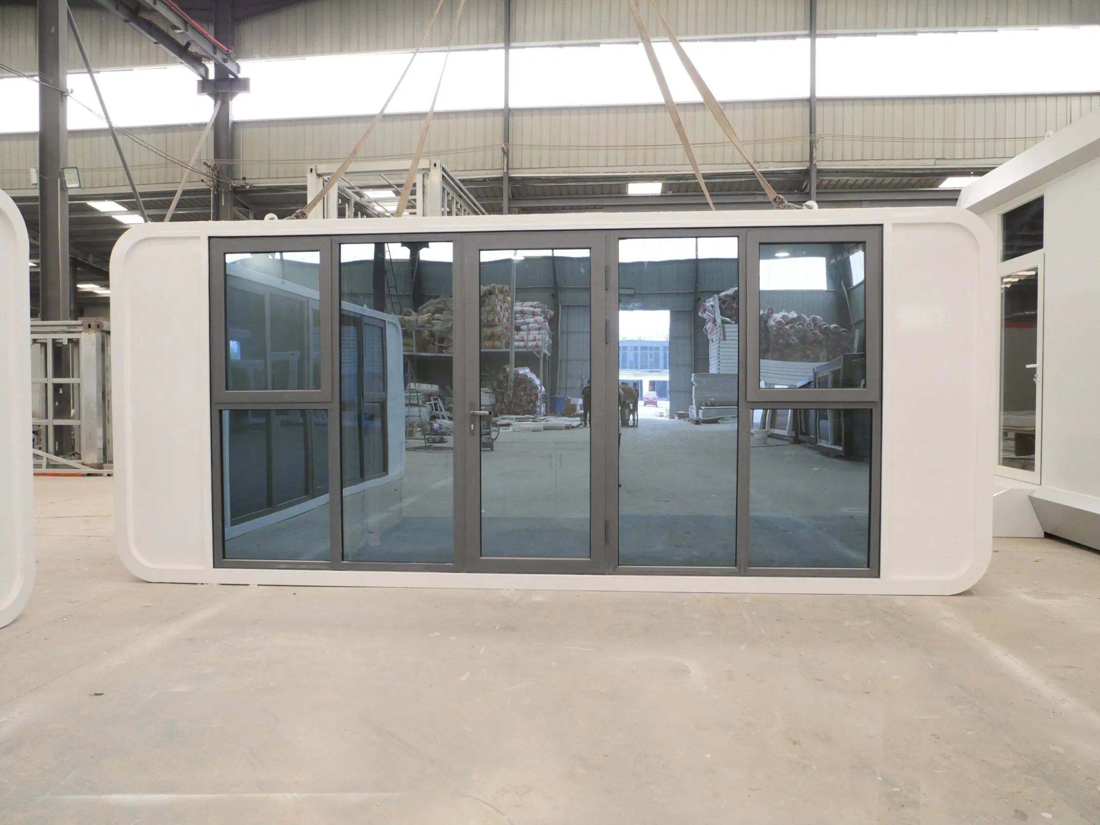Casa Modular de Aluminio de Lujo para Apple, Pod Prefabricado, Casa Móvil, Espacio de Glamping, Alojamiento de Homestay, Cápsula Portátil, Cabina de Oficina, Unidad de Alojamiento Personalizada para Resort Turístico
