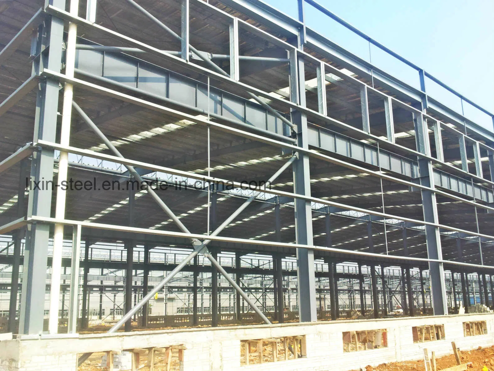 Casa modular prefabricada con estructura de acero para almacén y taller