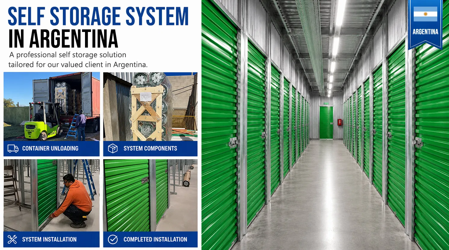 Planos del sistema de autoalmacenamiento modular