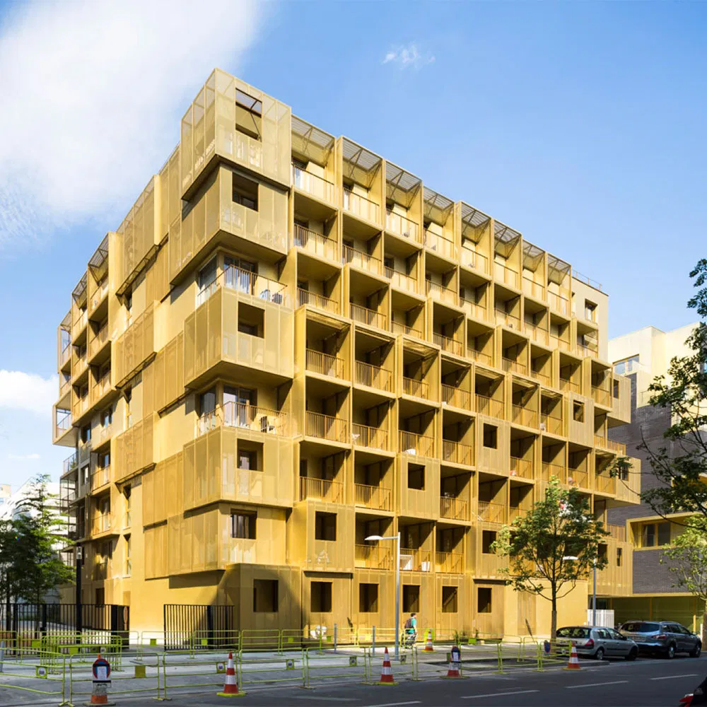 Casa modular prefabricada de estructura de acero apartamento para estudiantes casa prefabricada