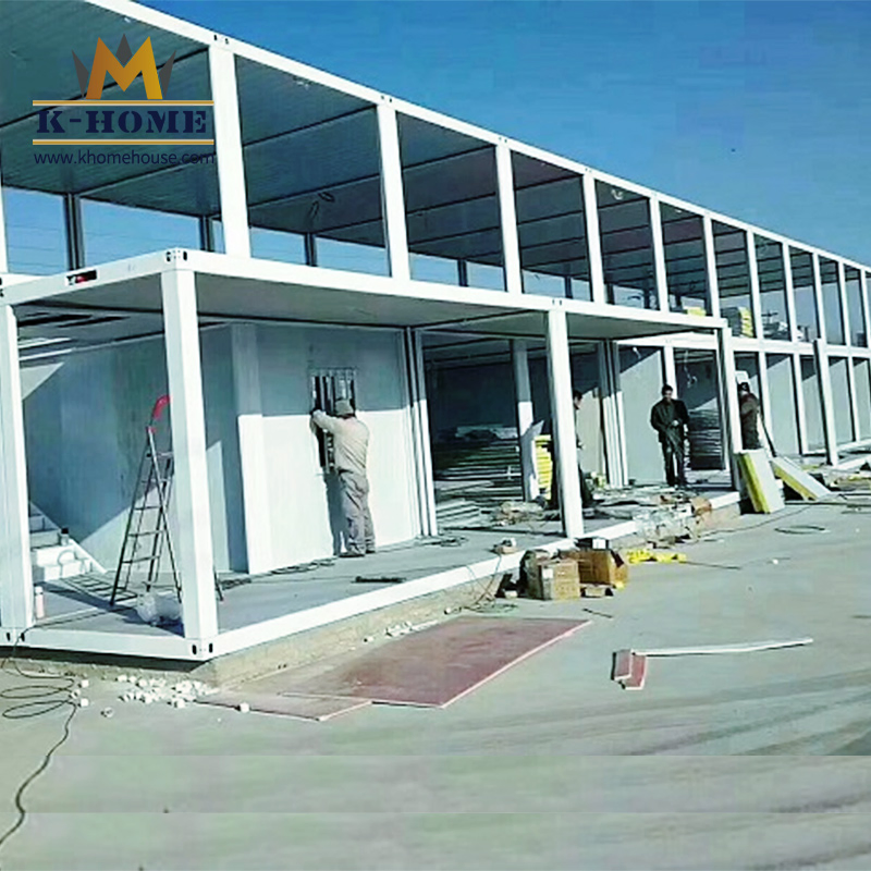 Construcción de Oficina Contenedor Modular Portátil en Sitio