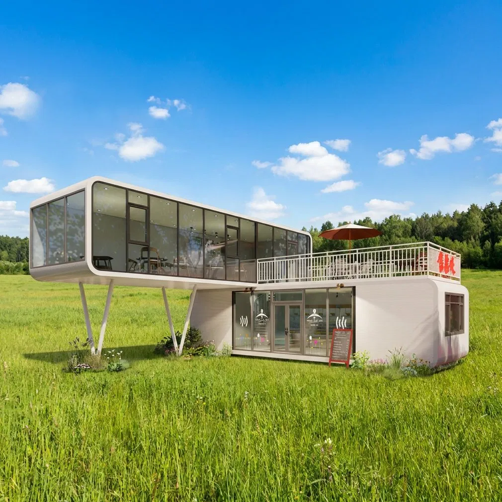 Casa Prefabricada Transportable de Manzana Plegable con Instalaciones de Soporte Completas