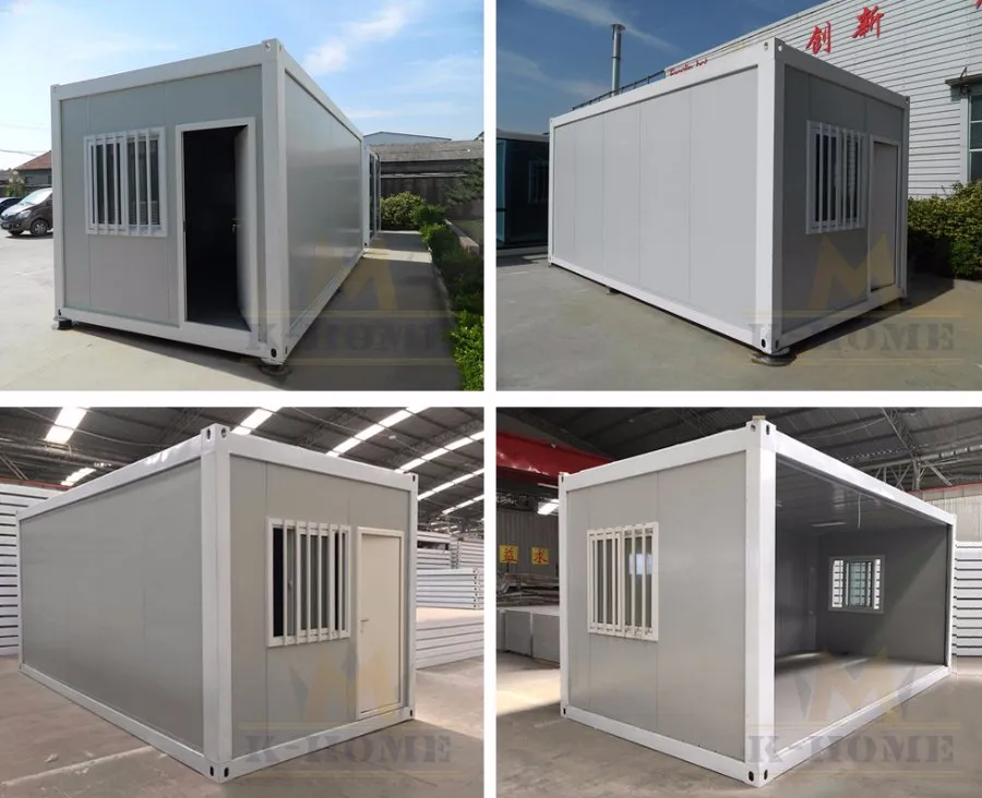 Cabina de oficina portátil para obras de construcción