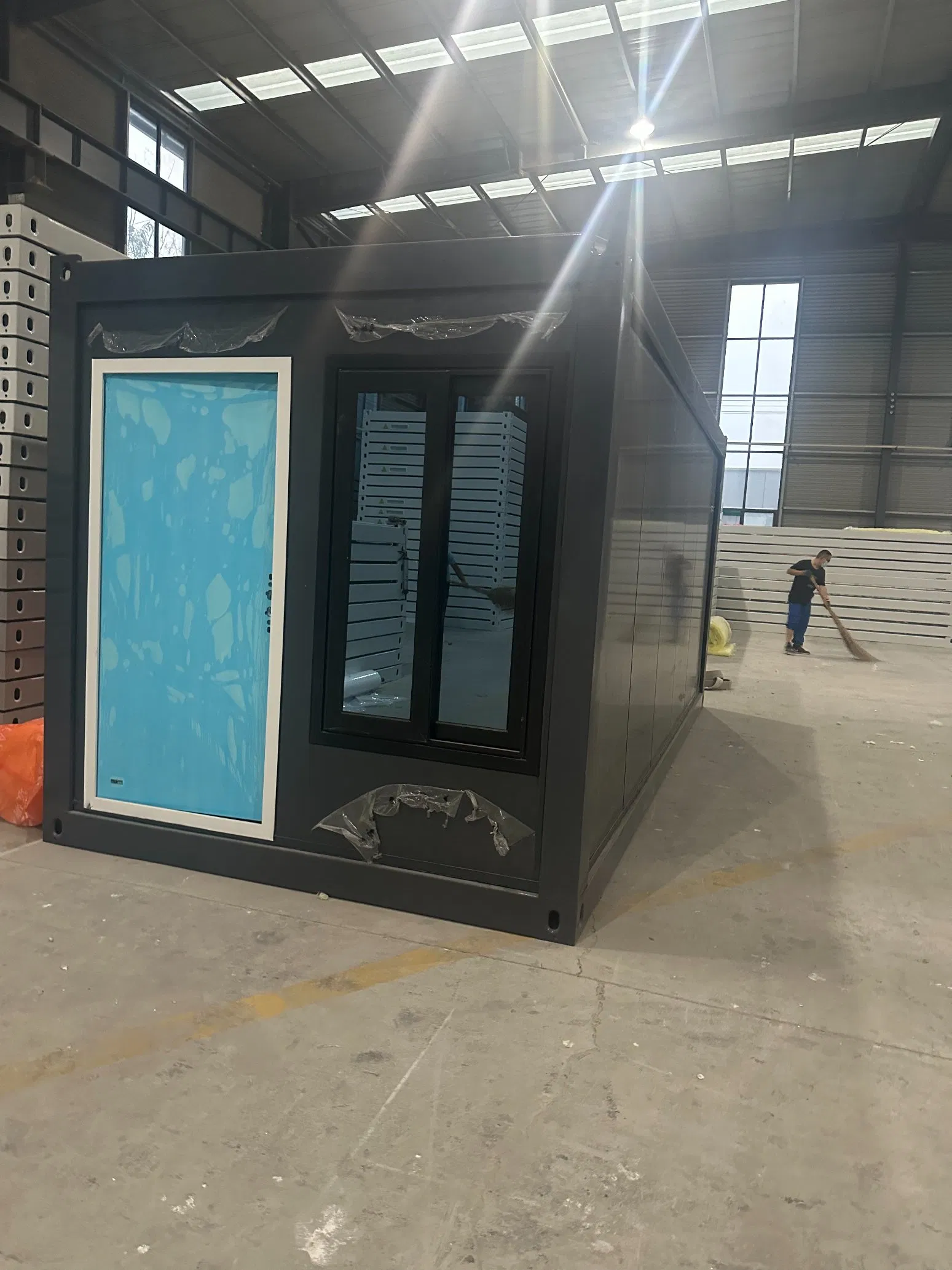 Casas de contenedores de alta gama y colapsables para un fácil transporte