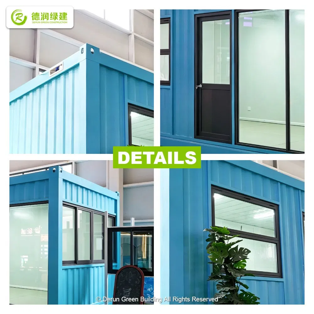 Casa Contenedor Creativo Personalizado 5.8m Estudio Prefabricado para Construcción Modular