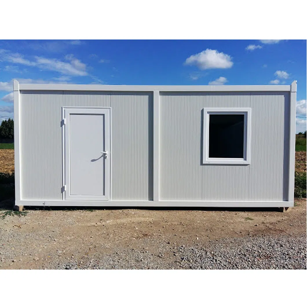 Casa contenedor de lujo portátil expandible plegable de buen precio, prefabricada y de paquete plano para apartamento individual