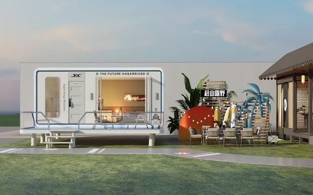 Hoteles de diseño modular modernos