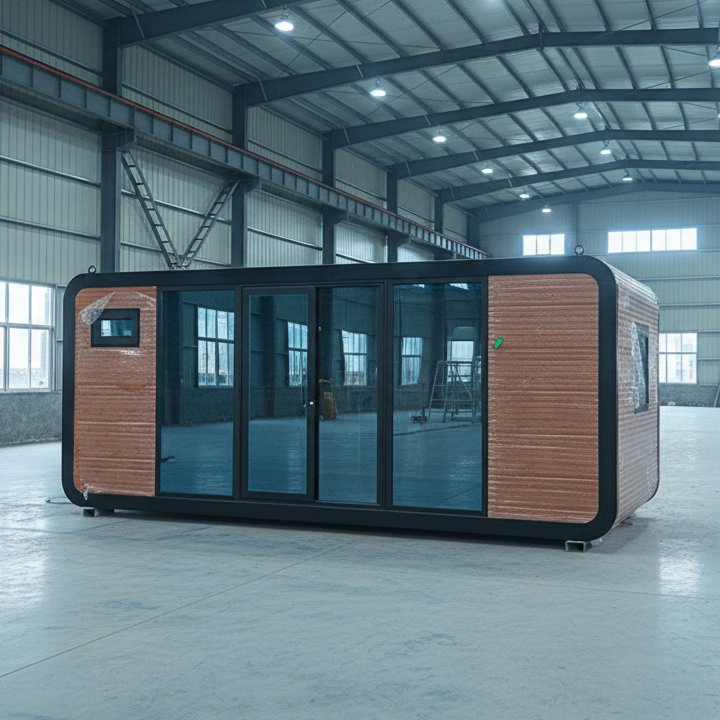 Cabaña Atractiva de Manzana para Turistas en el Resort de Montaña y Parque Forestal
