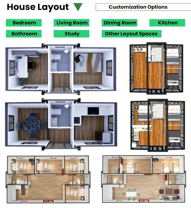 Diseño flexible del plano de planta