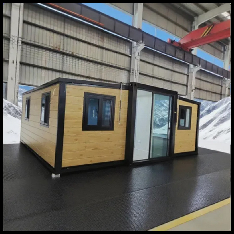 Transporte fácil y montaje rápido refugio temporal portátil modular plegable para uso de emergencia