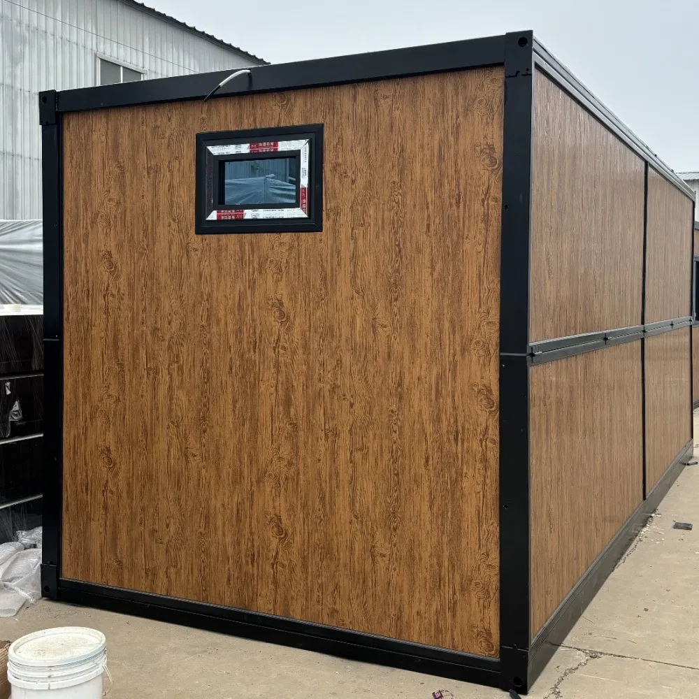 20FT Cabina residencial prefabricada plegable, de rápida ensamblaje y transportable de fábrica china