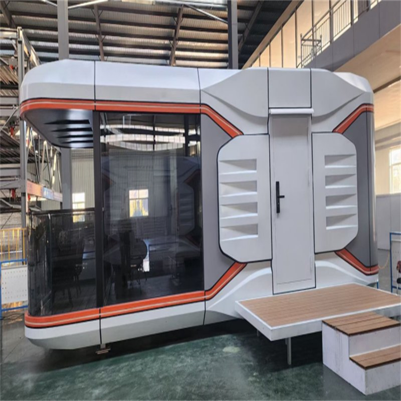 Nueva Villa de Lujo Transportable Estructura de Acero Prefabricada Modular Cabina Moderna en Cápsula
