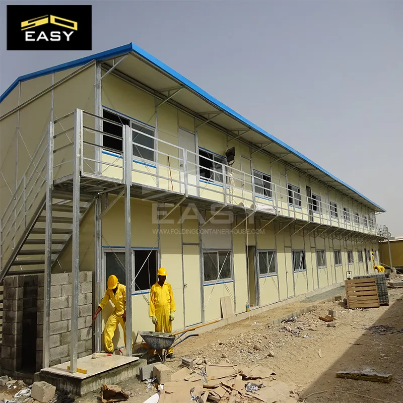 Construcción e instalación de casas modulares de estructura de acero