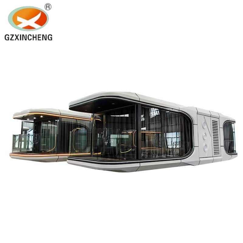 Cápsula modular prefabricada en stock: diseño ideal de alojamiento para resorts turísticos
