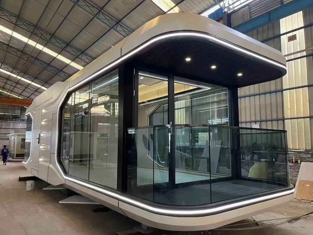 Detalle de cápsula modular prefabricada 4