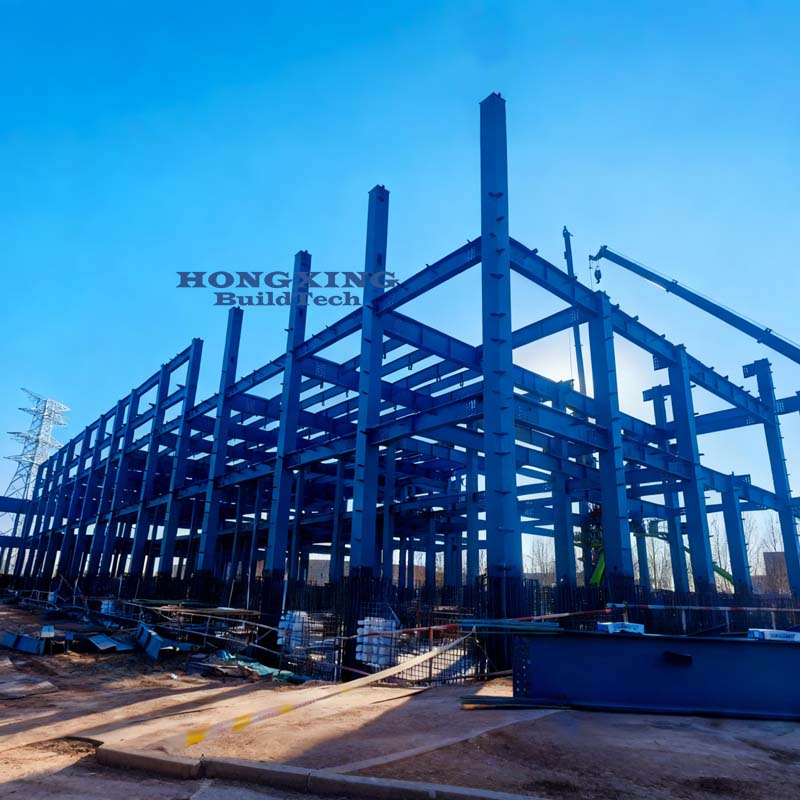 Edificio modular de metal industrial prefabricado de acero personalizado