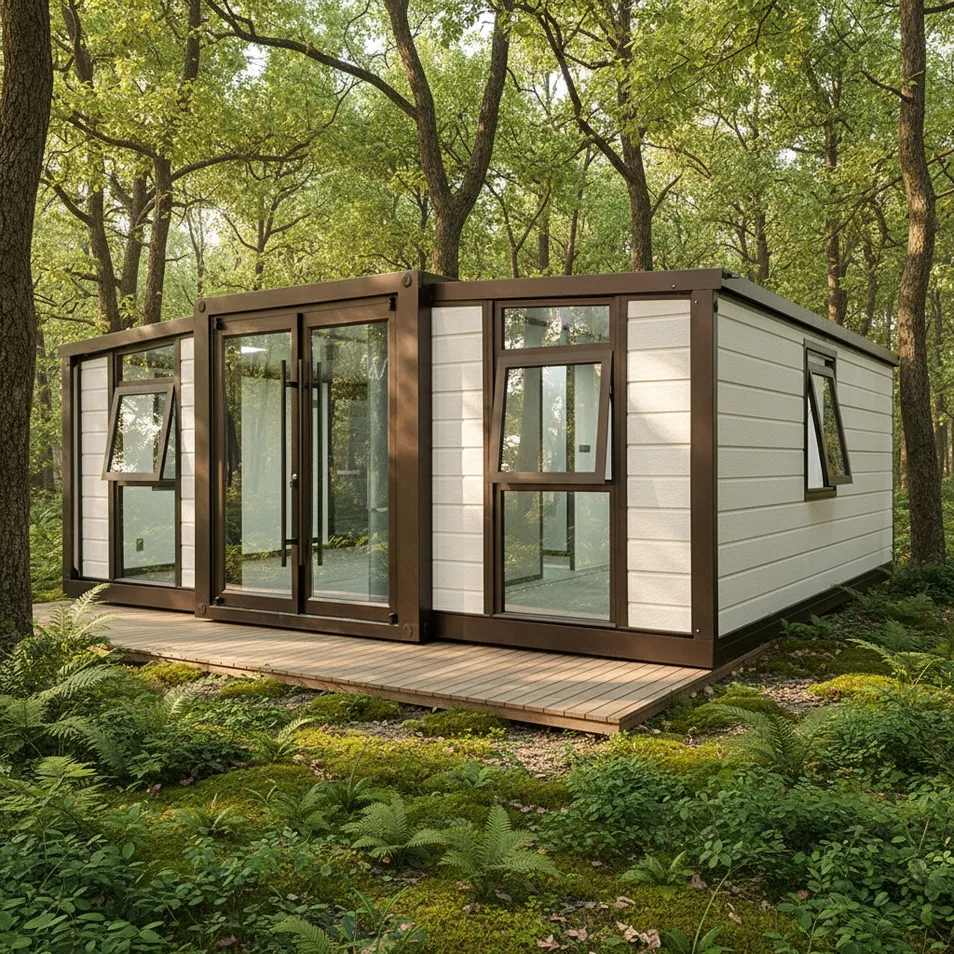 Montaje rápido y fácil de la casa modular