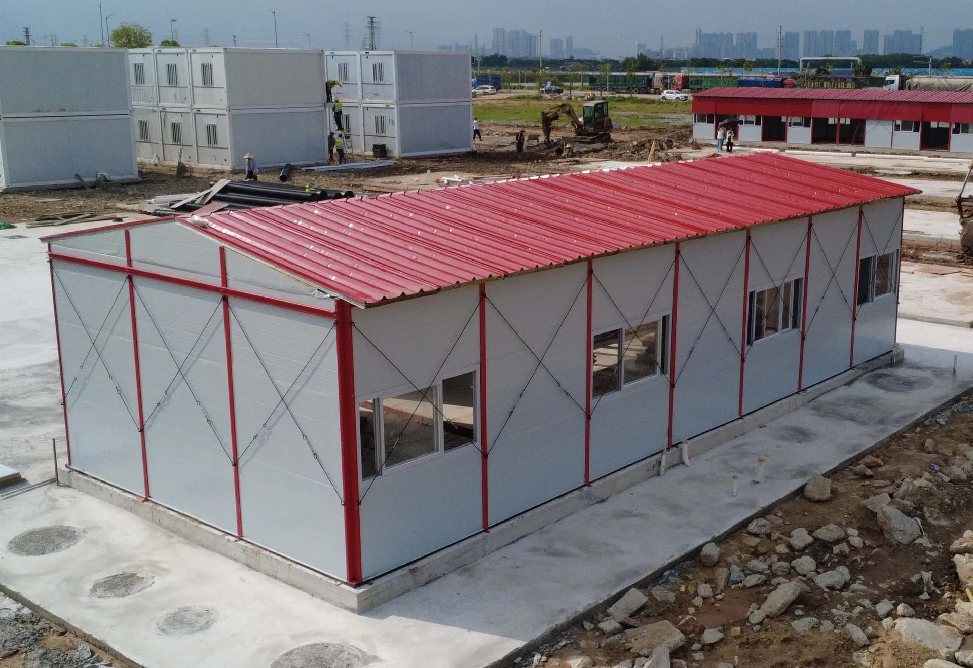 Unidad de Vivienda Portátil Tipo K para Negocio de Alquiler