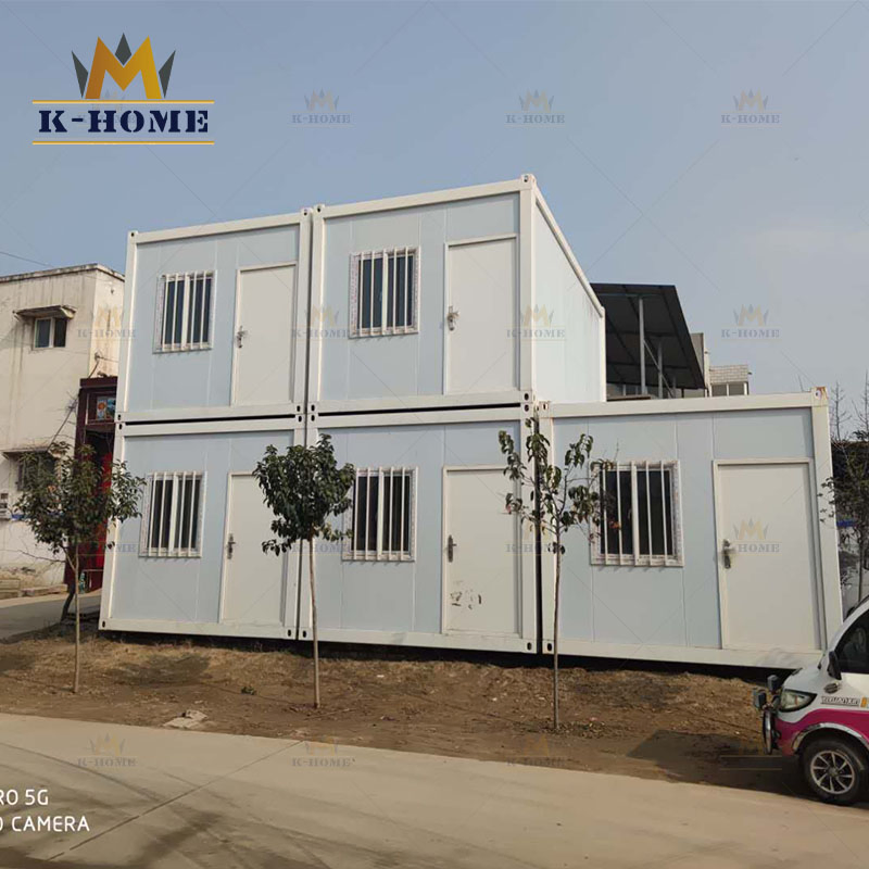 Construcción de Casa Portátil Campamento Modular Oficina de Sitio