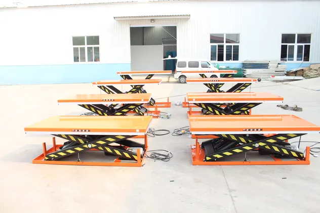Aplicaciones de mesa elevadora