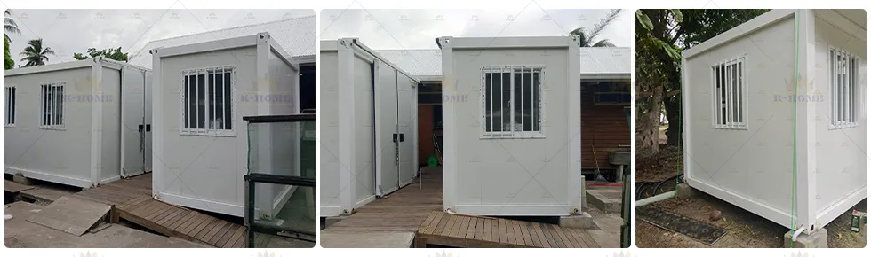 Alojamiento modular desmontable para trabajadores en Fiji
