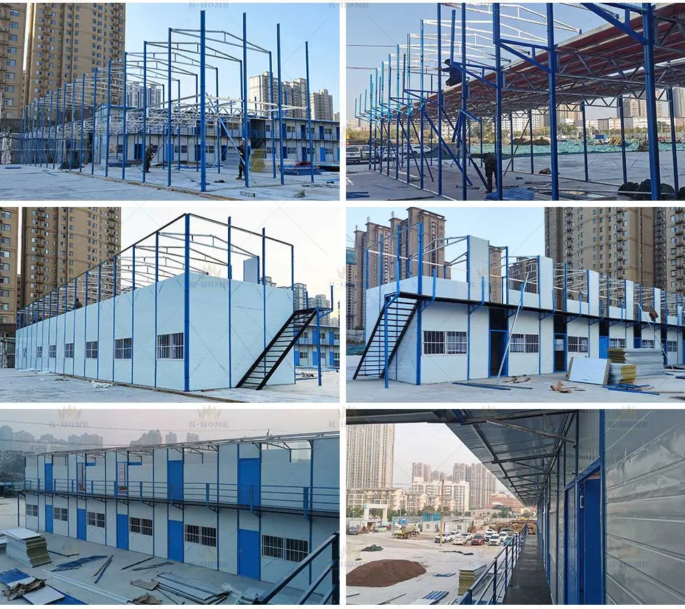 Alojamiento prefabricado de mano de obra eficiente en costos K-Housing