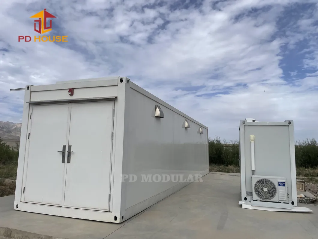 Refugio de telecomunicaciones totalmente equipado personalizado contenedor de comunicación de emergencia estación base