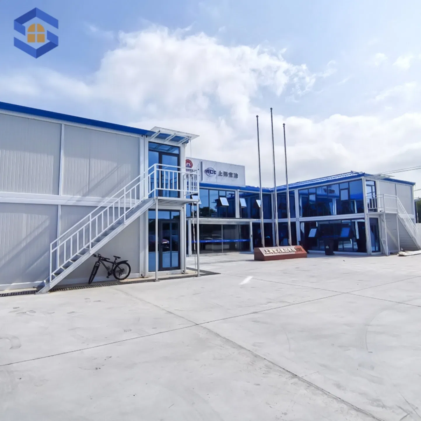 para Sitio de Construcción 10FT/20FT/30FT/40FT Unidad de Oficina Modular Portátil Prefabricada