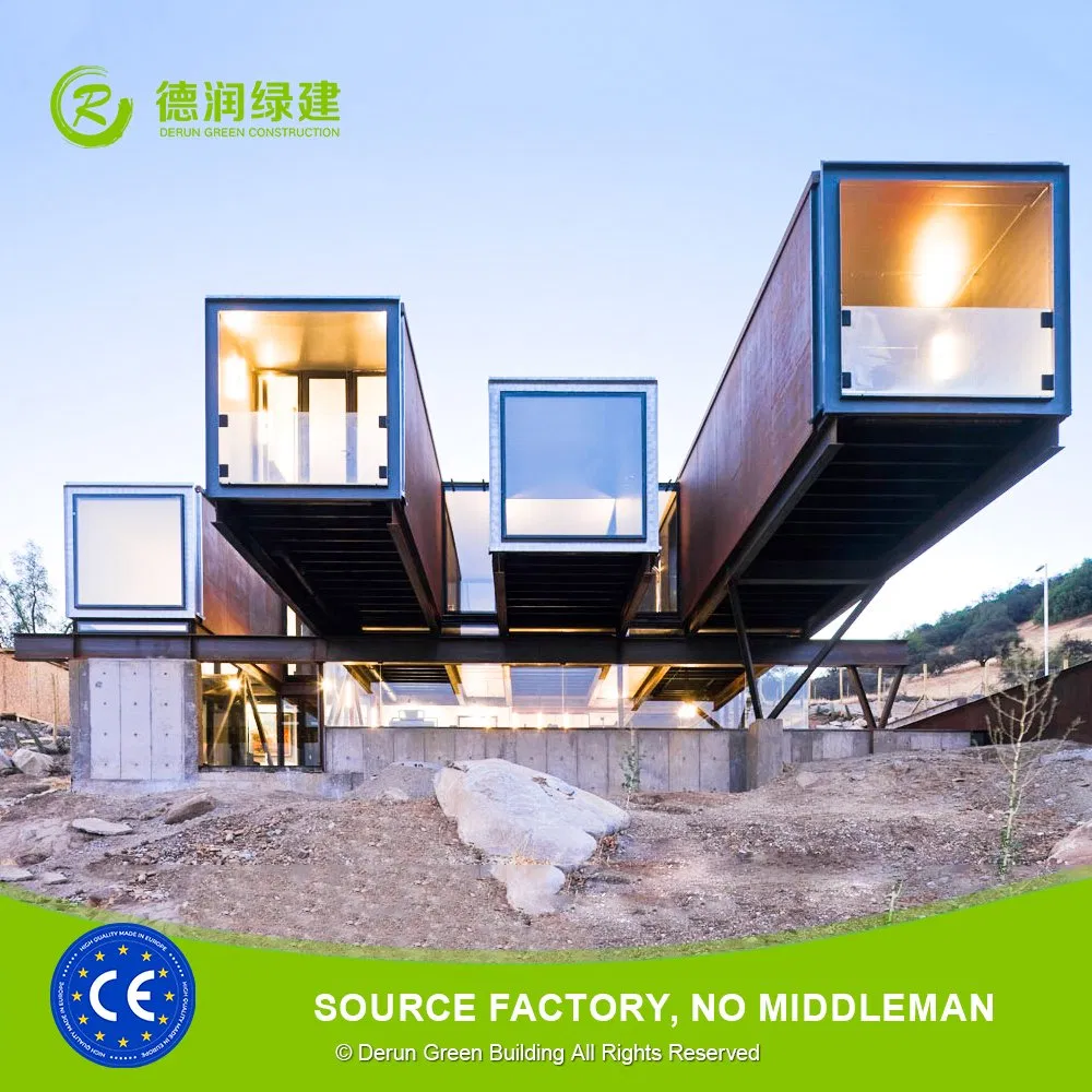 Casa Contenedor Creativo Personalizado 5.8m Estudio Prefabricado para Construcción Modular