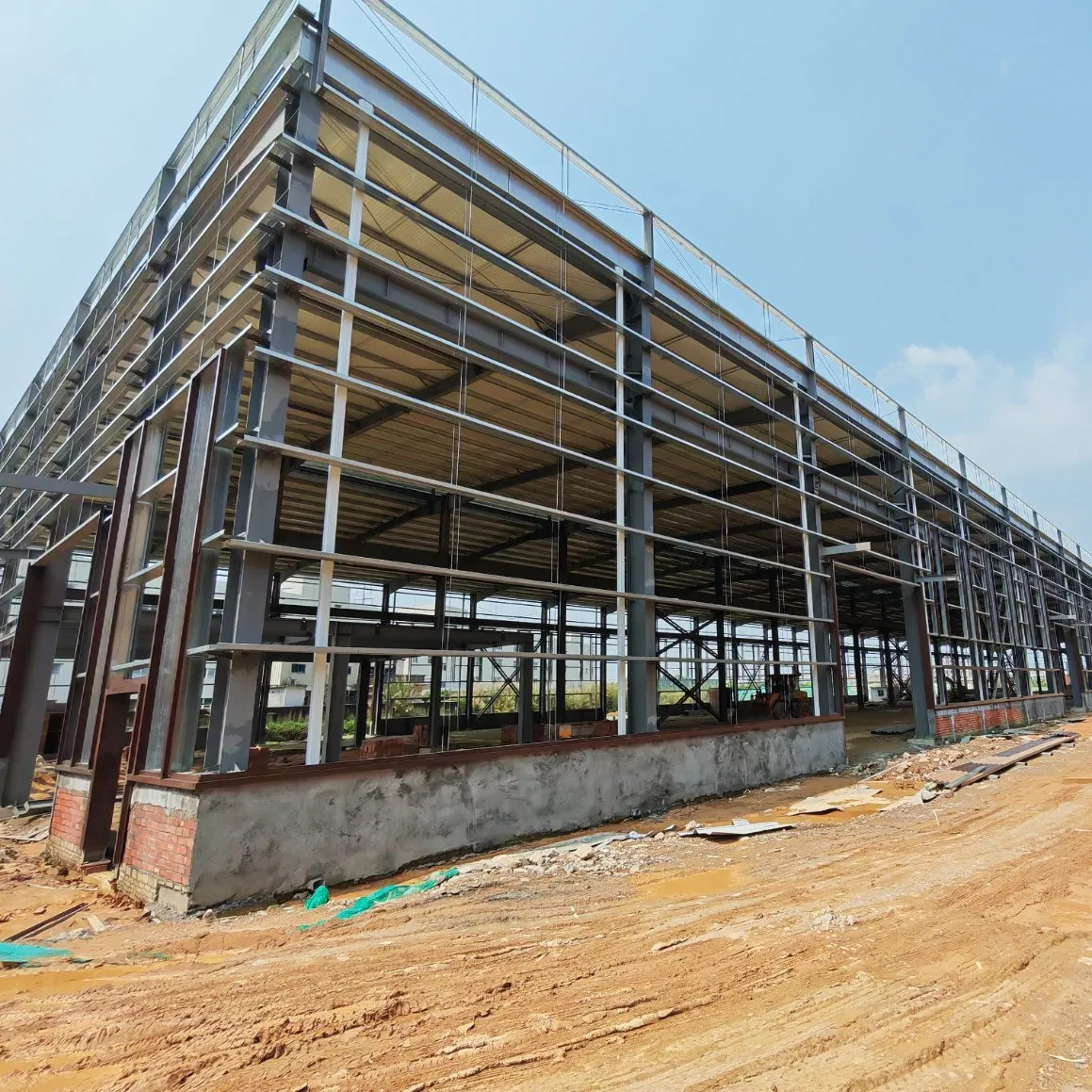 Q355b Construcción de Acero Galvanizado Servicio de Estructura de Metal Prefabricada Edificios de Estructura de Acero Casa Modular Portátil Expandible