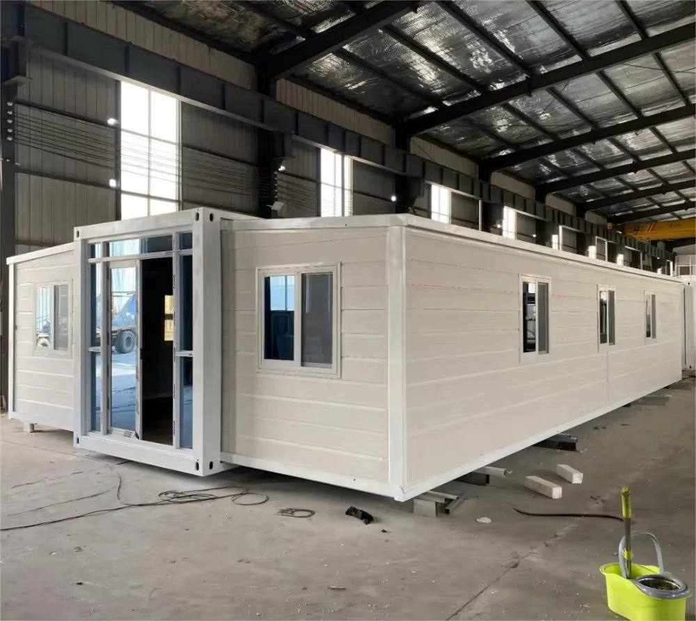 Casa contenedor expandible prefabricada paisaje hogar móvil portátil, oficina contenedor de venta caliente con baño, casa contenedor prefabricada plegable portátil, modular de China