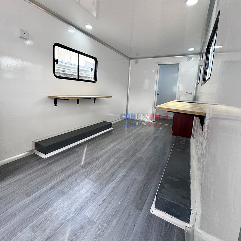 Casas de contenedores prefabricados de lujo y remolques de oficina portátiles, oficina de remolque para eventos móviles