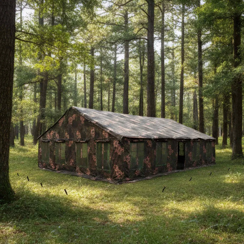 Carpa cuadrada de acero modular para emergencias interiores, portátil, de montaje rápido, refugio temporal para ayuda en desastres