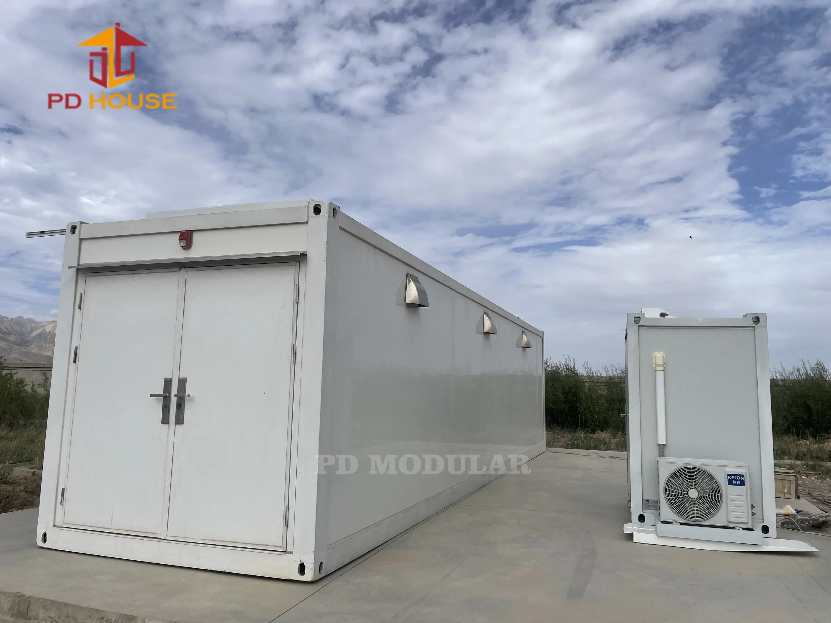 Refugio de telecomunicaciones totalmente equipado personalizado contenedor de comunicación de emergencia estación base