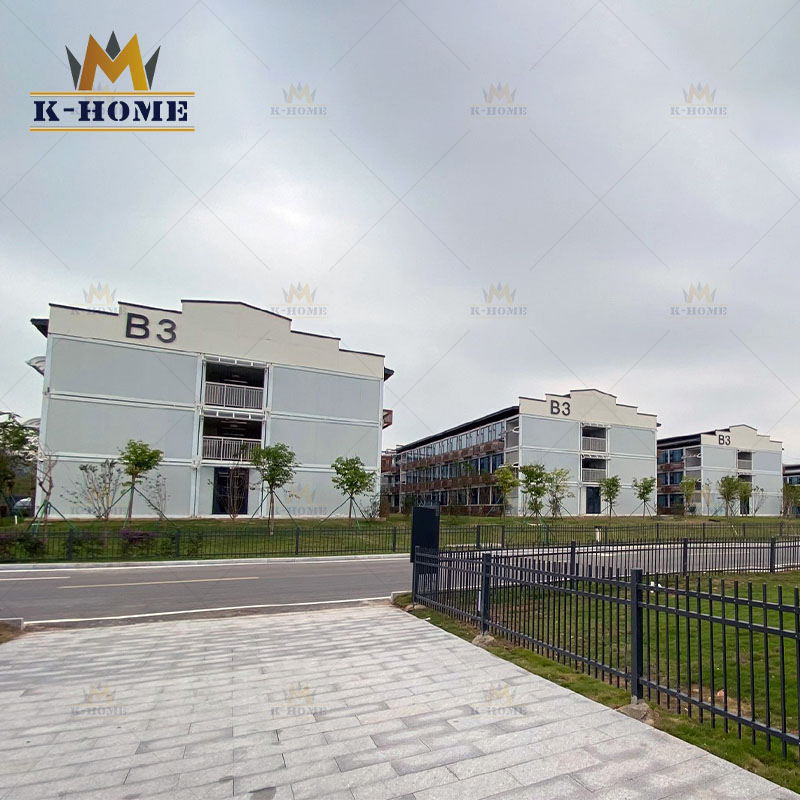Sitio de construcción dormitorio modular portátil oficinas prefabricadas contenedores en venta