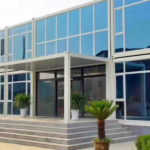 Cabaña modular de acero resistente