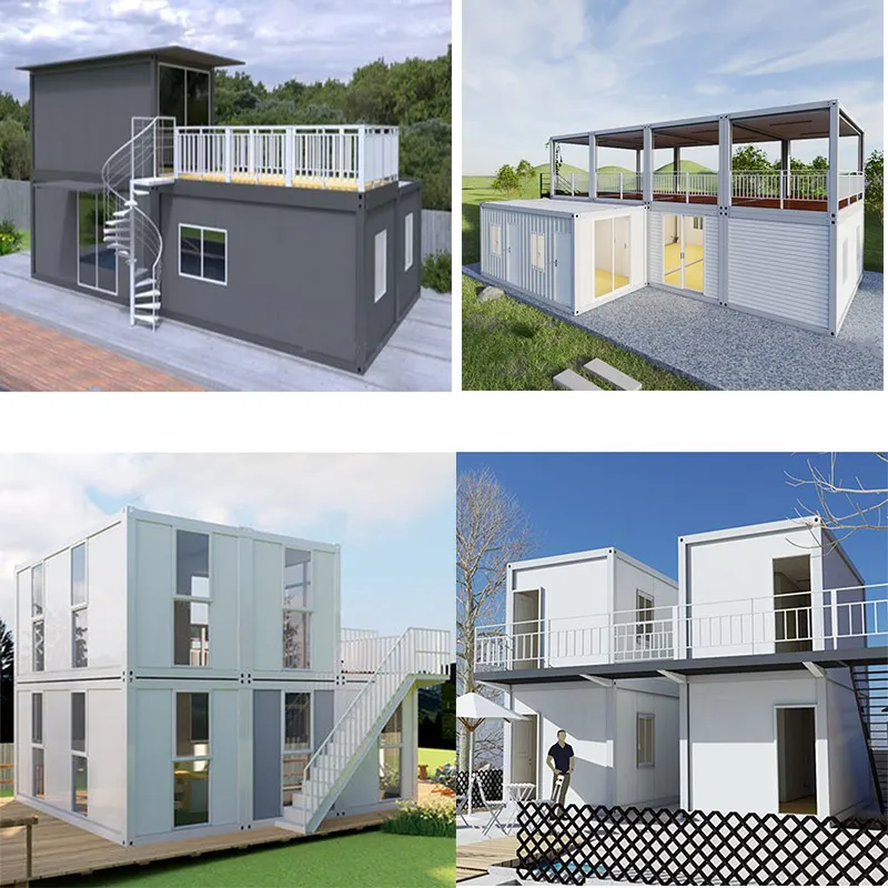 Estructura de contenedor plegable