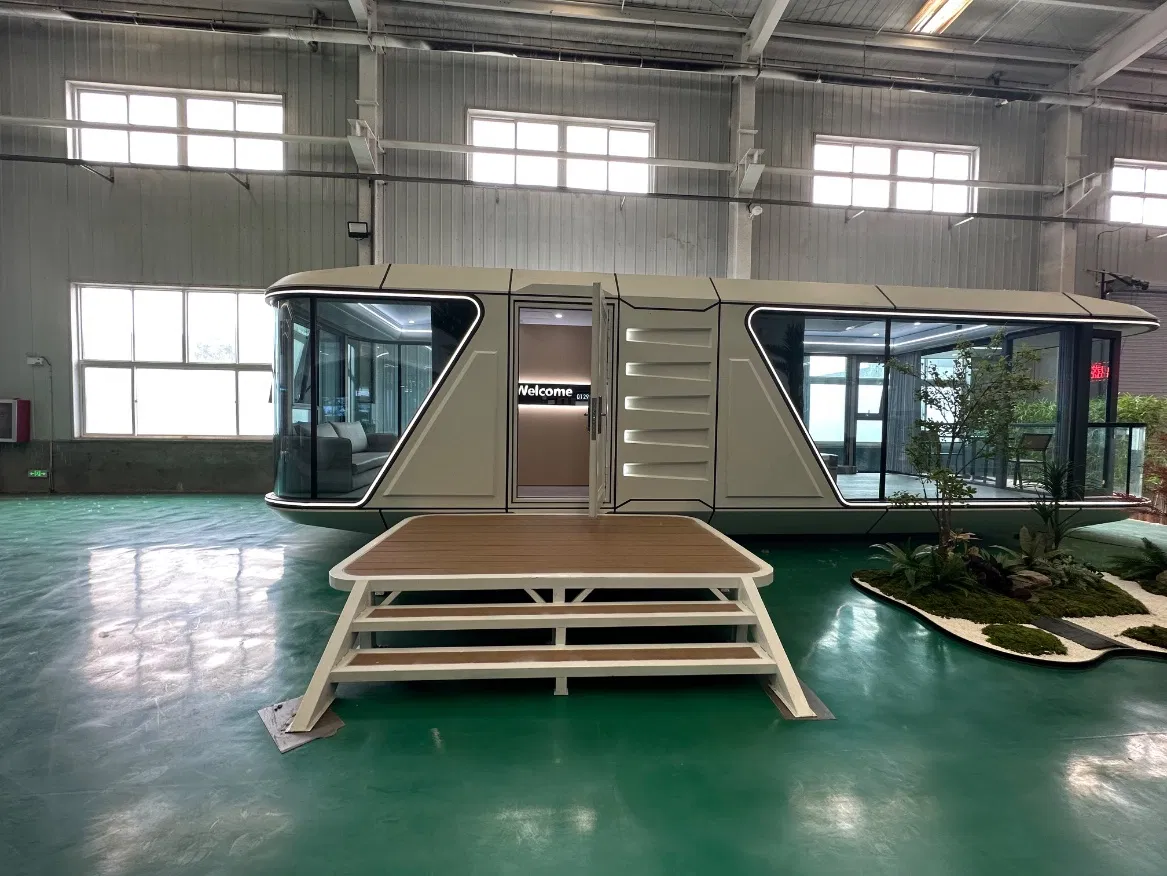 2024 Modelo - un nuevo sonido popular a prueba de sonido, espacio grande, alta resistencia, modular, prefabricado, mini, estilo cápsula, cabaña moderna de espacio móvil